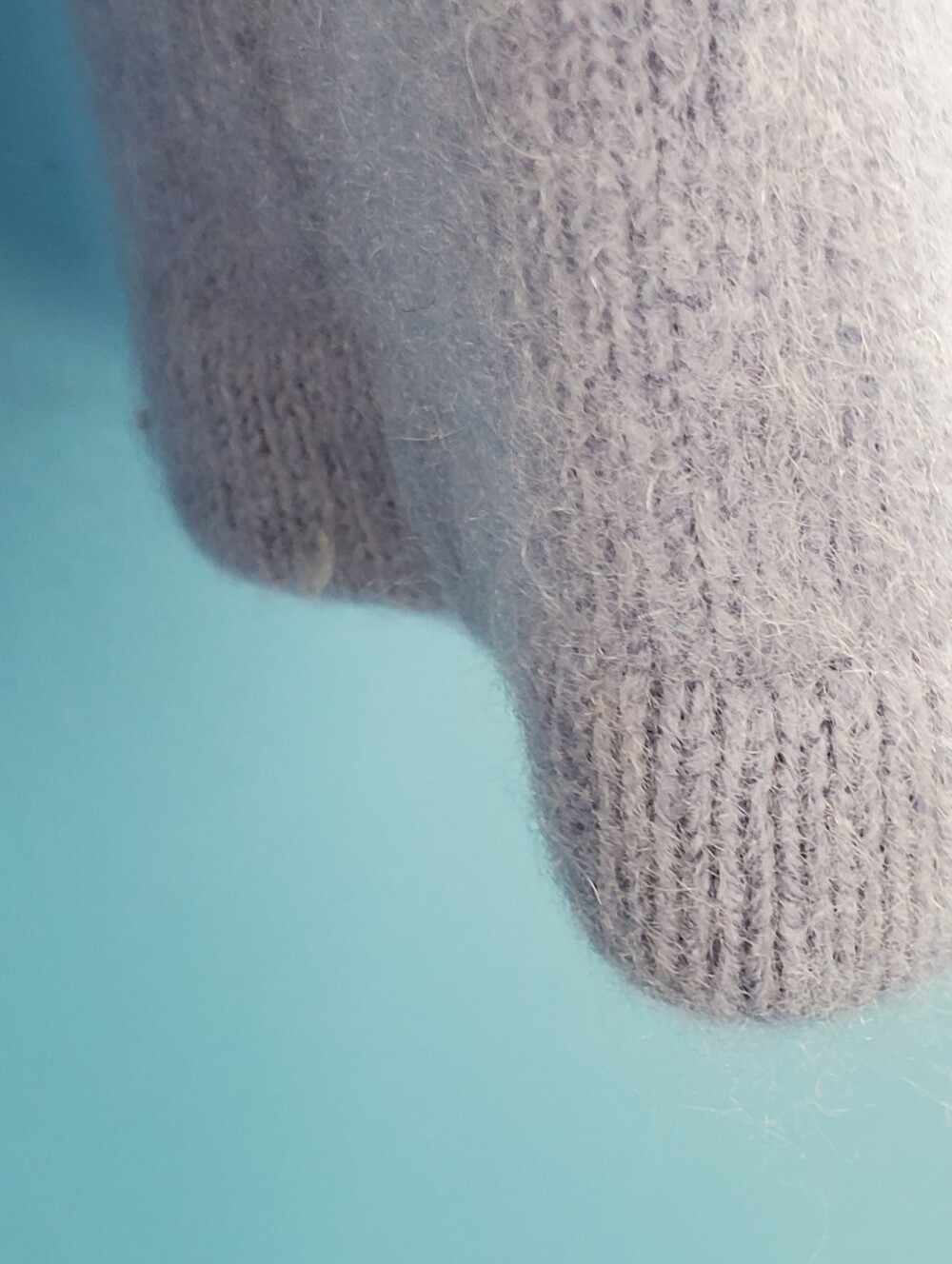 Blue 100% cashmere long cardigan S - Picture 7 of 16